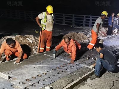 广深高速公路新塘段伸缩缝更换